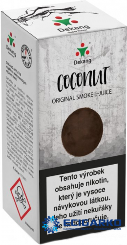 E-liquid Dekang 10ml Kokos - Síla nikotínu: 6mg