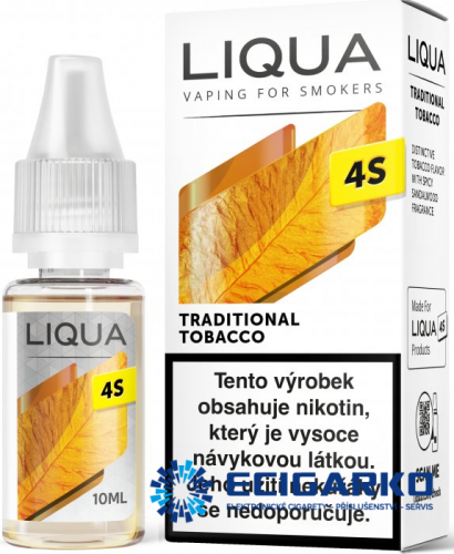 Liqua 4S Salt liquid 10ml Traditional Tobacco 18mg
