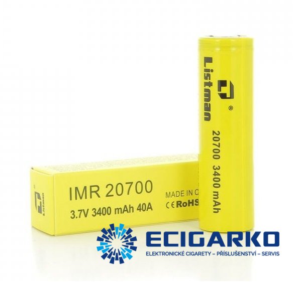 Baterie Listman 20700 3400mAh - 40A