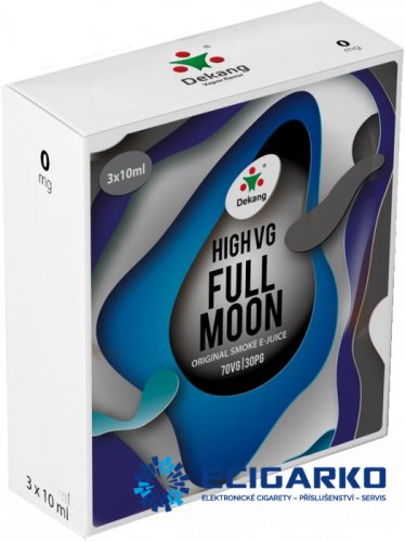 Dekang High VG 3x10ml Full Moon (Maracuja bonbon) - Síla nikotínu: 3mg