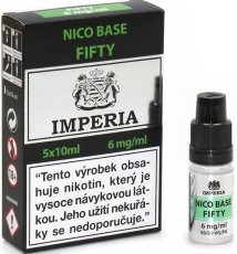 Imperia Nikotinová báze Fifty 5x10ml PG50/VG50 6mg