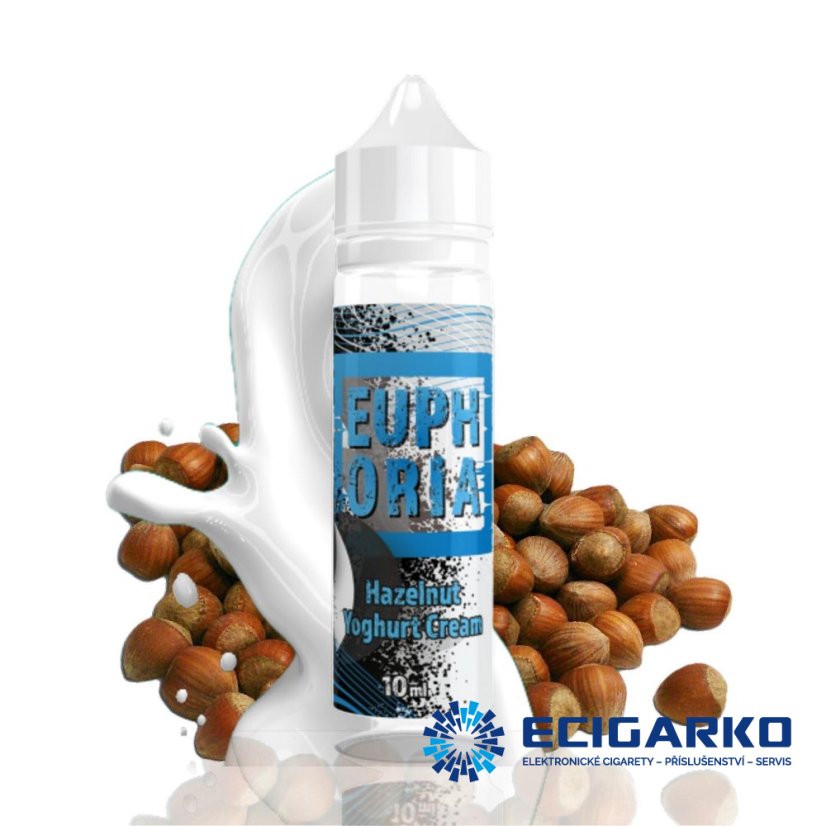 Euphoria Shake and Vape 10/60ml Hazelnut Yoghurt Cream Euphoria Shake and Vape 10/60ml Hazelnut Yoghurt Cream