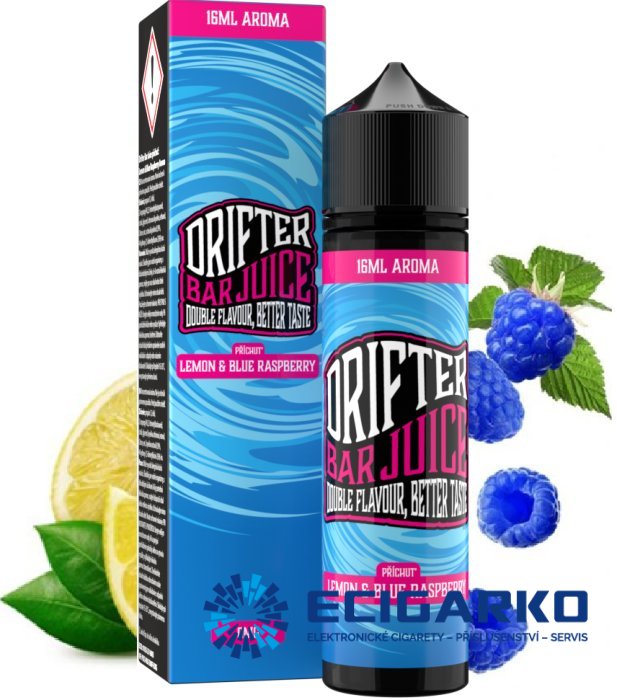 Juice Sauz Drifter Bar Shake and Vape 16/60ml Lemon and Blue Raspberry