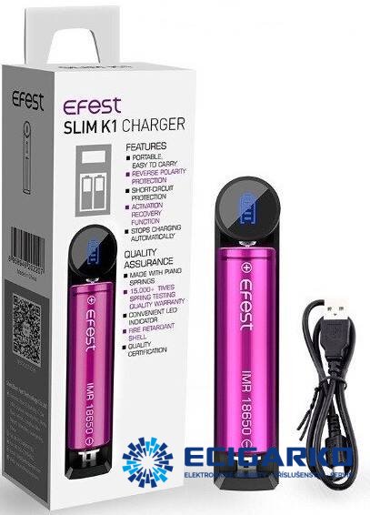 Efest Slim K1 nabíječka