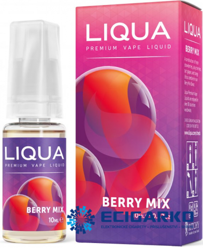 E-Liquid Liqua Berry Mix (Lesmí směs) 10ml - Síla nikotínu: 0mg