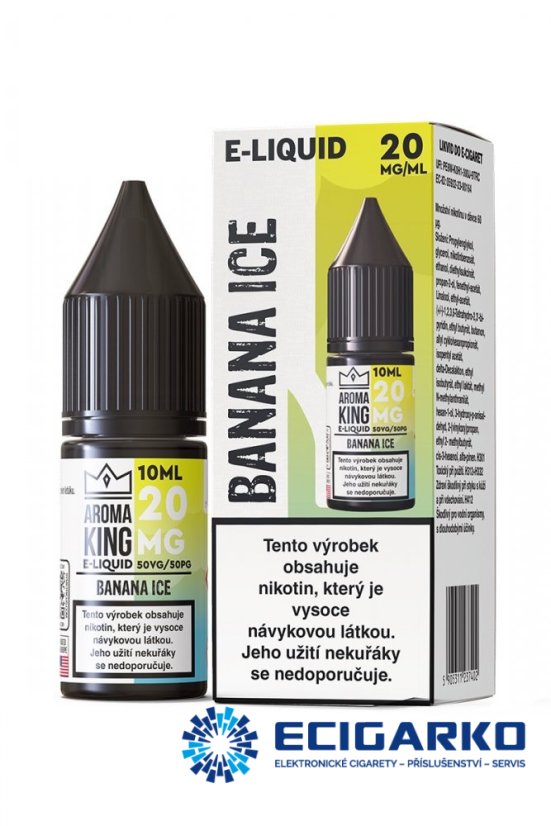 Aroma King SALT Banana Ice 10ml