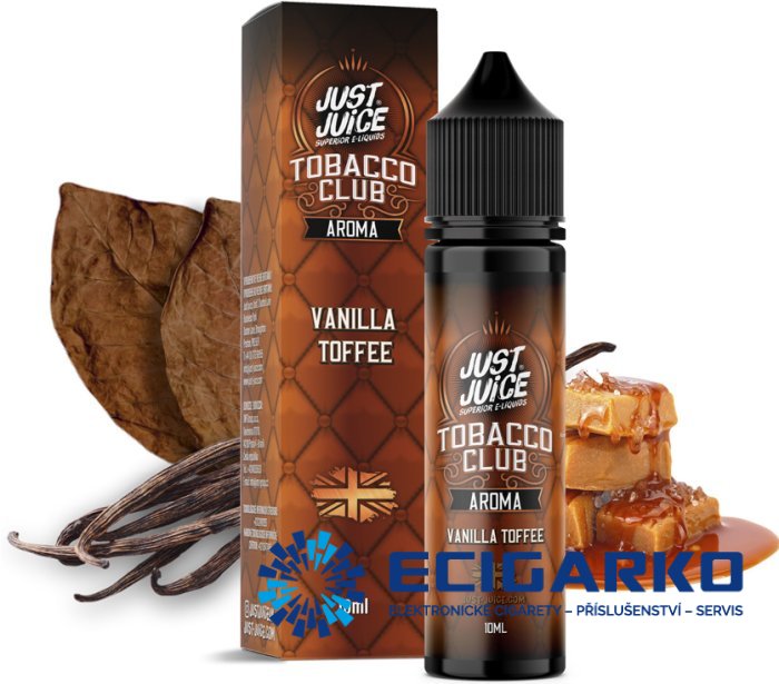 Just Juice Shake and Vape 10/60ml Tobacco Vanilla Toffee
