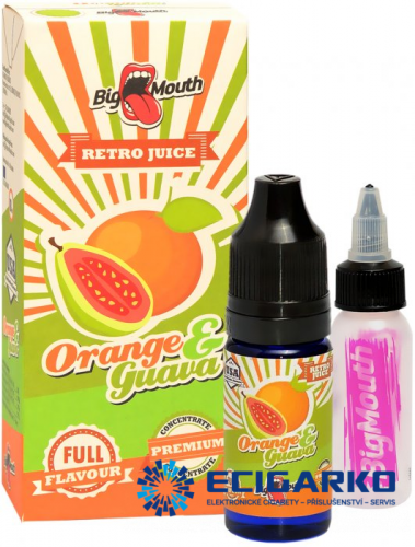 Big Mouth-Retro Juice Příchuť 10ml Pomeranč & Guava