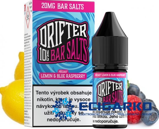 Drifter Bar Salts SALT Lemon and Blue Raspberry 10ml