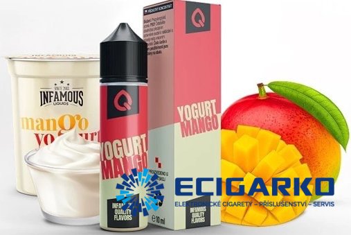 Infamous Liqonic Shake and Vape 10/60ml Yogurt Mango