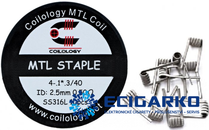 Coilology MTL Staple SS316 0,5OHM 10KS