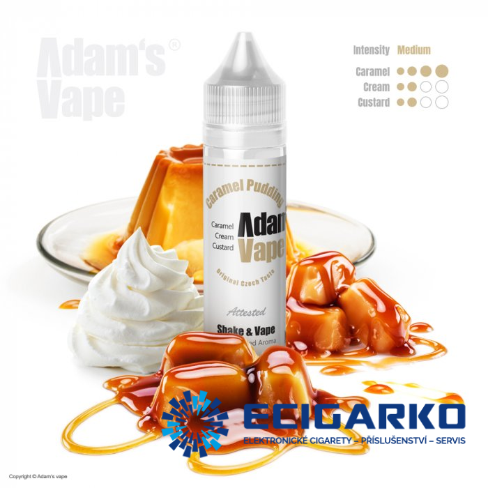 Adam's Vape Shake and Vape 10/60ml Caramel Pudding Adam's Vape Shake and Vape 10/60ml Caramel Pudding