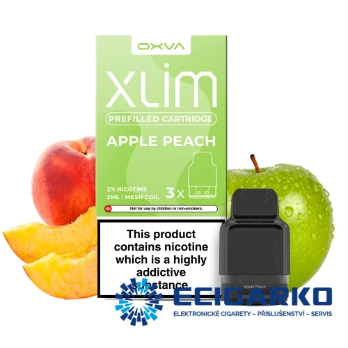 OXVA Xlim 3x cartridge Apple Peach 20mg