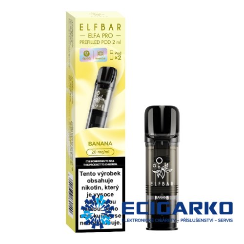 Elf Bar Elfa Pro 2x cartridge Banana 20mg