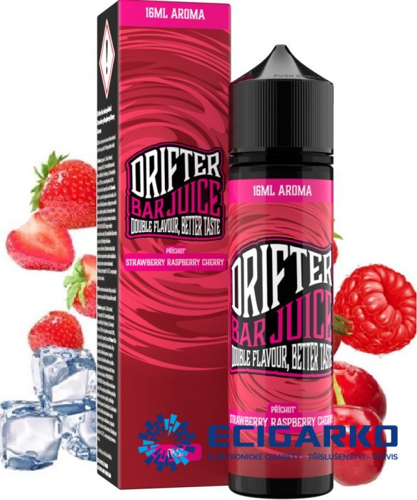 Juice Sauz Drifter Bar Shake and Vape 16/60ml Strawberry Raspberry Cherry Juice Sauz Drifter Bar Shake and Vape 16/60ml Strawberry Raspberry Cherry