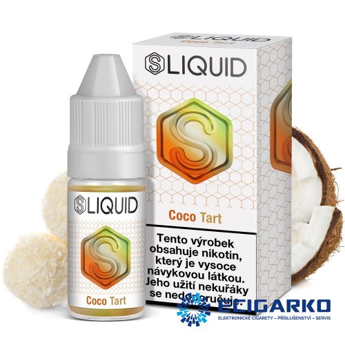 SLiquid SALT liquid 10ml Kokosový dort (Coco Tart)