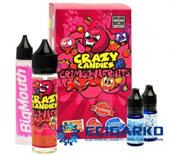 Big Mouth 50ml Crazy Candies - Crimson Fruits