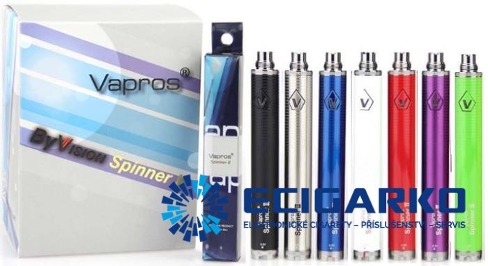 Baterie Vision (Vapros) Spinner V2 1600mAh - Barva produktu: Modrá