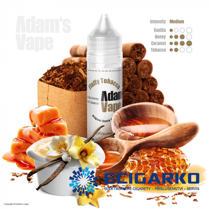 Adam's Vape Shake and Vape 10/60ml Fluffy Tobacco