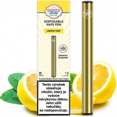 Dinner Lady Vape Pen jednorázová e-cigareta 20mg Lemon Tart