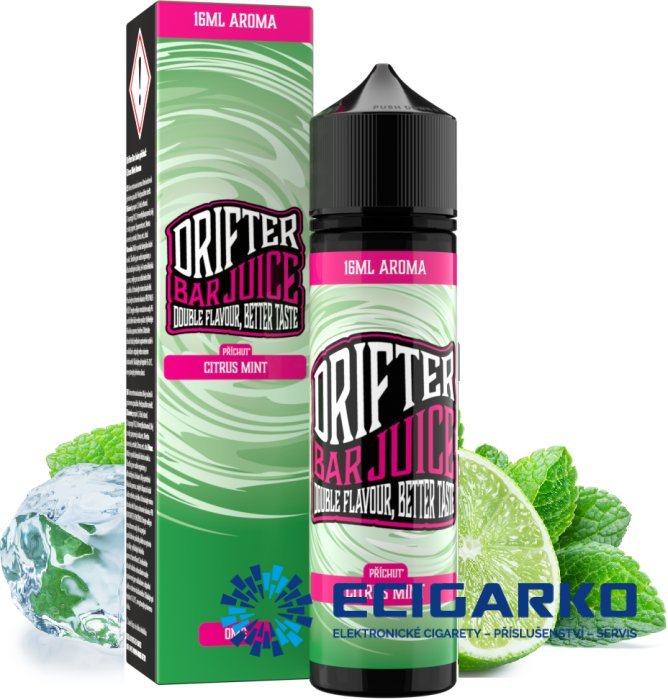 Juice Sauz Drifter Bar Shake and Vape 16/60ml Citrus Mint Juice Sauz Drifter Bar Shake and Vape 16/60ml Citrus Mint