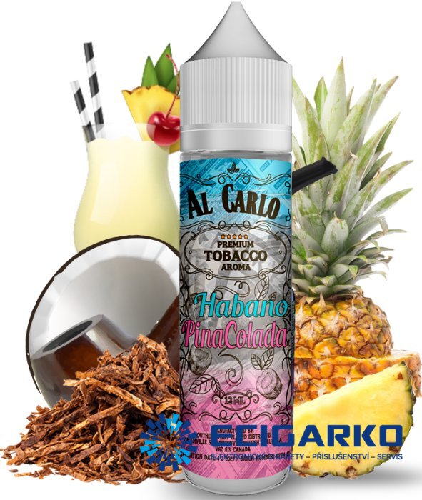 Al Carlo Shake and Vape 12/60ml Habano Pinacolada