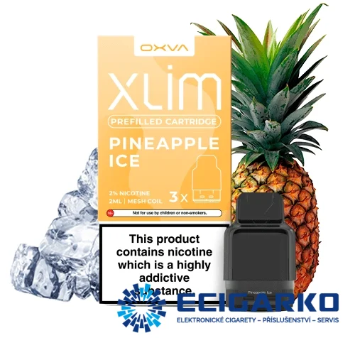 OXVA Xlim 3x cartridge Pineapple Ice 20mg
