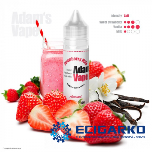 Adam's Vape Shake and Vape 12/60ml Strawberry Milk