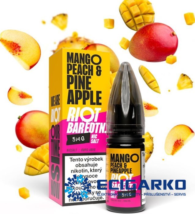 Riot BAR EDTN SALT Mango Peach Pineapple 10ml