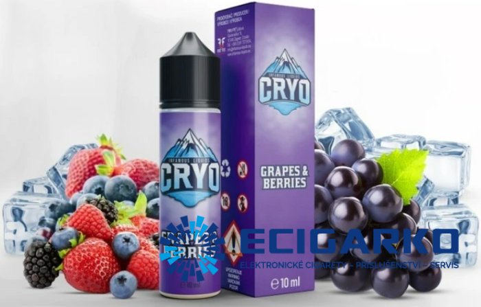 Infamous Cryo Shake and Vape 10/60ml Grapes and Berries