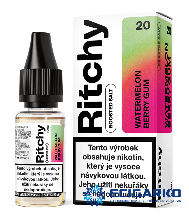 Ritchy SALT Watermelon Berry Gum 10ml - Síla nikotínu: 20mg
