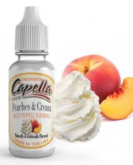 Capella Příchuť 13ml Broskev se šlehačkou (Peaches and Cream)