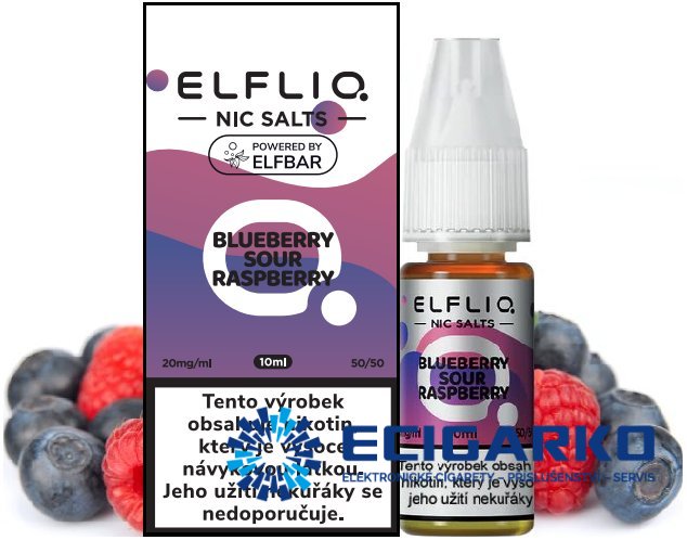 Elf Bar Elfliq SALT Blueberry Sour Raspberry 10ml