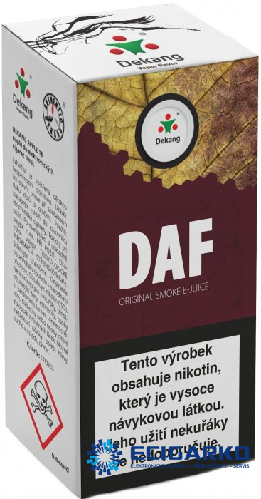 E-liquid Dekang 10ml Daf - Síla nikotínu: 16mg