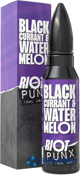Riot Squad PUNX Shake and Vape 10/60ml Černý rybíz a vodní meloun