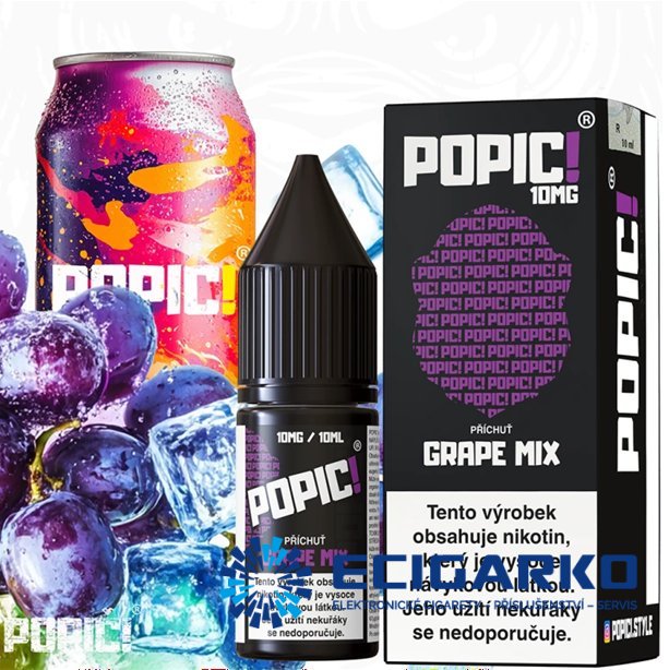 Popič! SALT Grape Mix 20mg 10ml