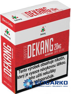 Nikotinová báze Dekang Dripper 5x10ml PG30/VG70 20mg