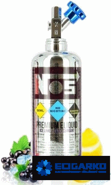 E-liquid Nos Ice Lime Blackcurrant (černý rybíz) 0mg 50ml