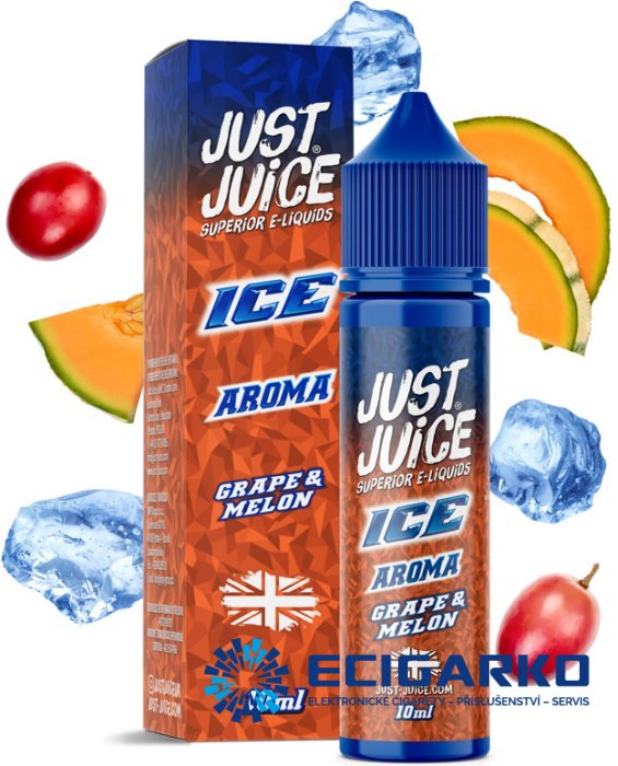 Just Juice Shake and Vape 10/60ml ICE Grape & Melon