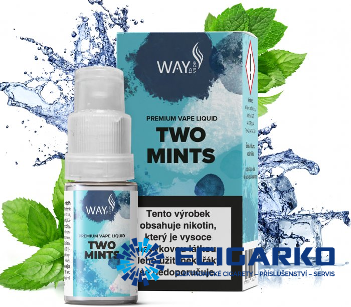 E-liquid Way to Vape Two Mints 10ml - Síla nikotínu: 6mg