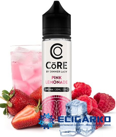Dinner Lady Core Shake and Vape 20/60ml Pink Lemonade