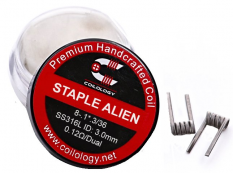 Coilology Staple Alien předmotané spirálky SS316 0,12ohm