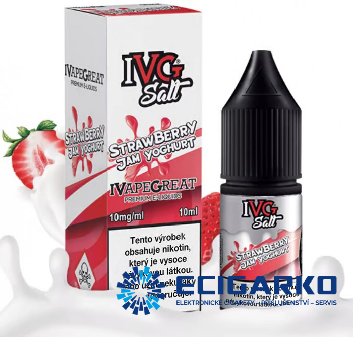 IVG SALT Strawberry Jam Yoghurt 10ml