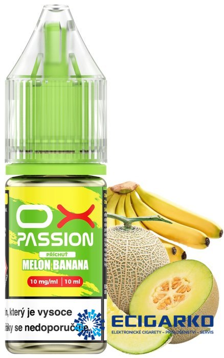 OXVA OX PASSION SALT Melon Banana 10ml - Síla nikotínu: 20mg