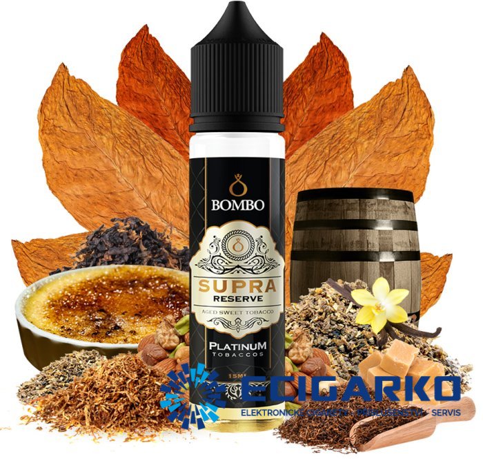 Bombo Platinum Tobaccos Shake and Vape 15/60ml Supra Reserve