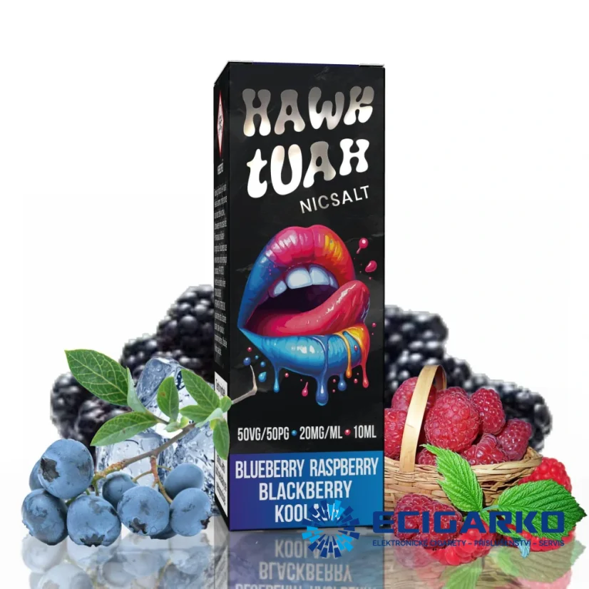 Hawk Tuah SALT Blueberry Raspberry Blackberry Koolada 20mg 10ml