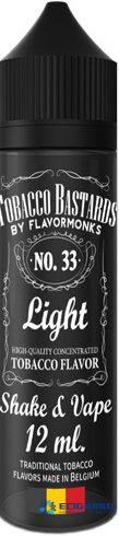 Příchuť Flavormonks Tobacco Bastards Shake and Vape 12ml No.33 Light Tobacco