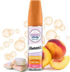Dinner Lady Moments Shake and Vape 20/60ml Peach Bubble