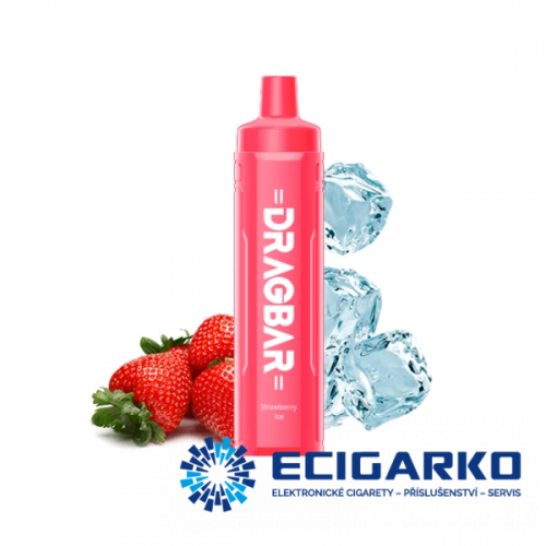 Zovoo Dragbar F600 jednorázová e-cigareta Strawberry Ice 20mg