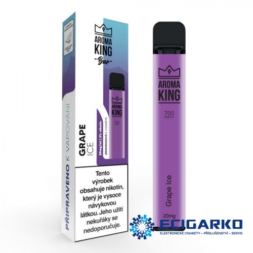 Aroma King AK Classic jednorázová e-cigareta Grape Ice 20mg